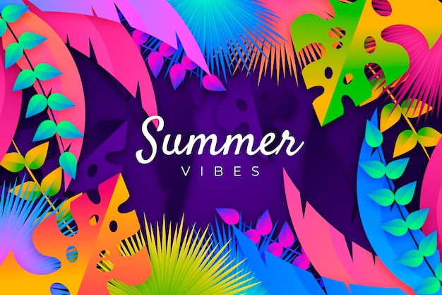 Colorful summer background