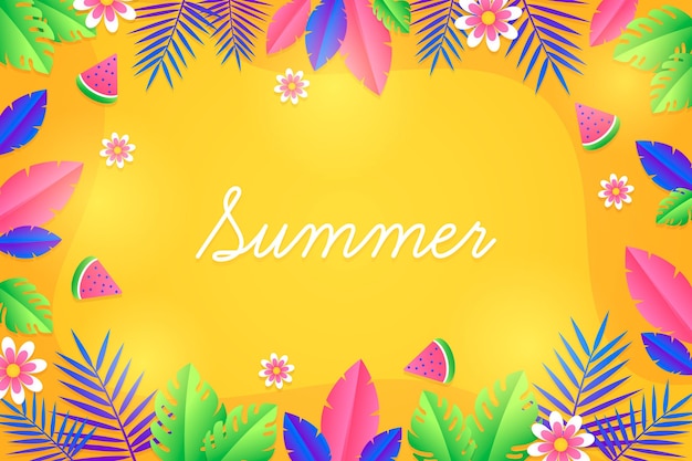 Colorful summer background