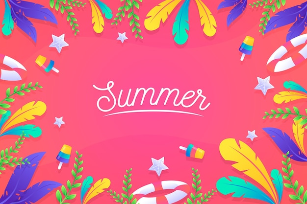 Colorful summer background