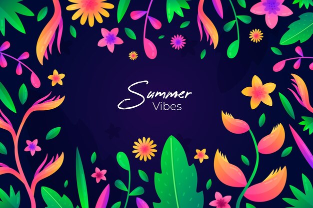 Colorful summer background