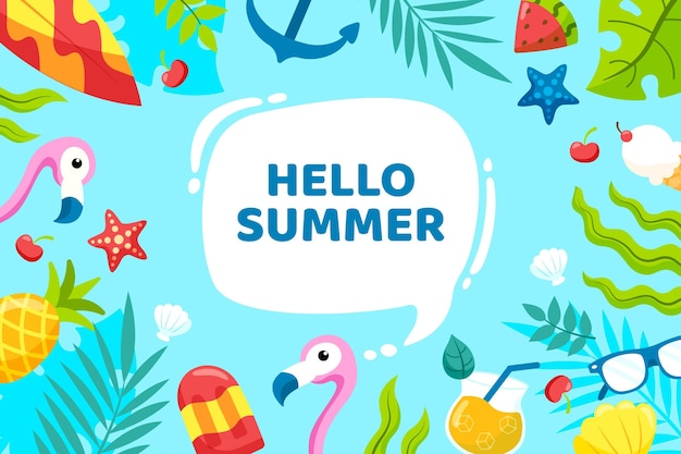 Colorful summer background