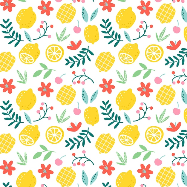 Free vector colorful summer pattern