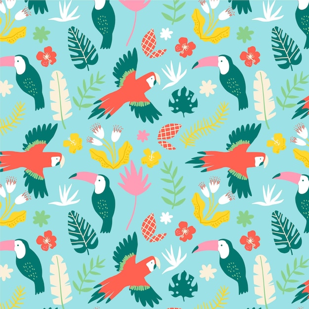 Colorful summer pattern