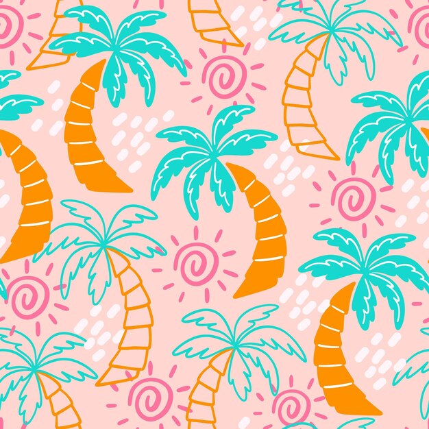 Colorful summer pattern