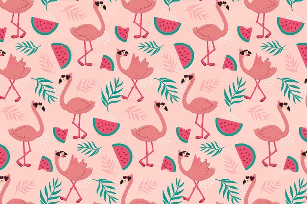 Free vector colorful summer pattern