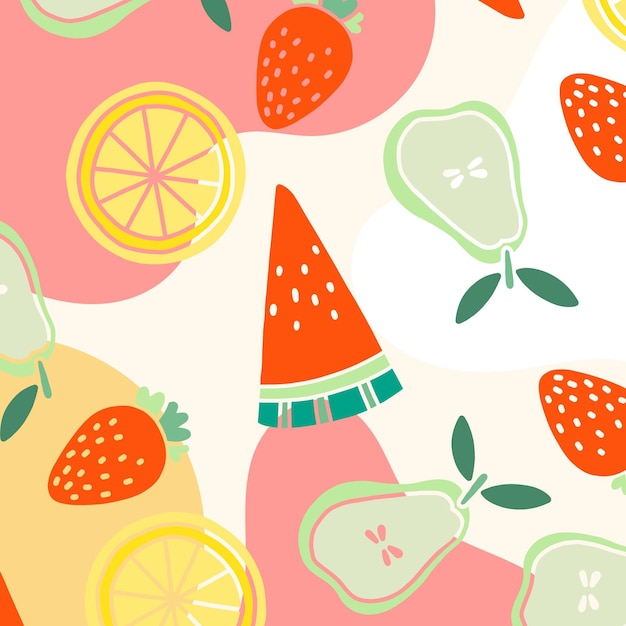 Colorful summer pattern