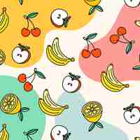 Free vector colorful summer pattern