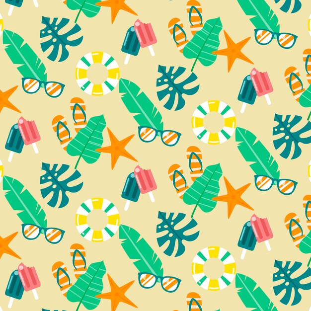 Colorful summer pattern
