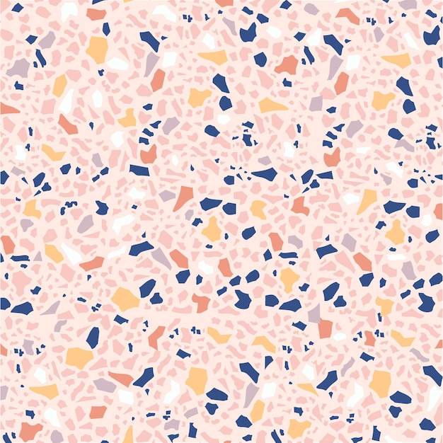 Бесплатное векторное изображение Красочный узор терраццо