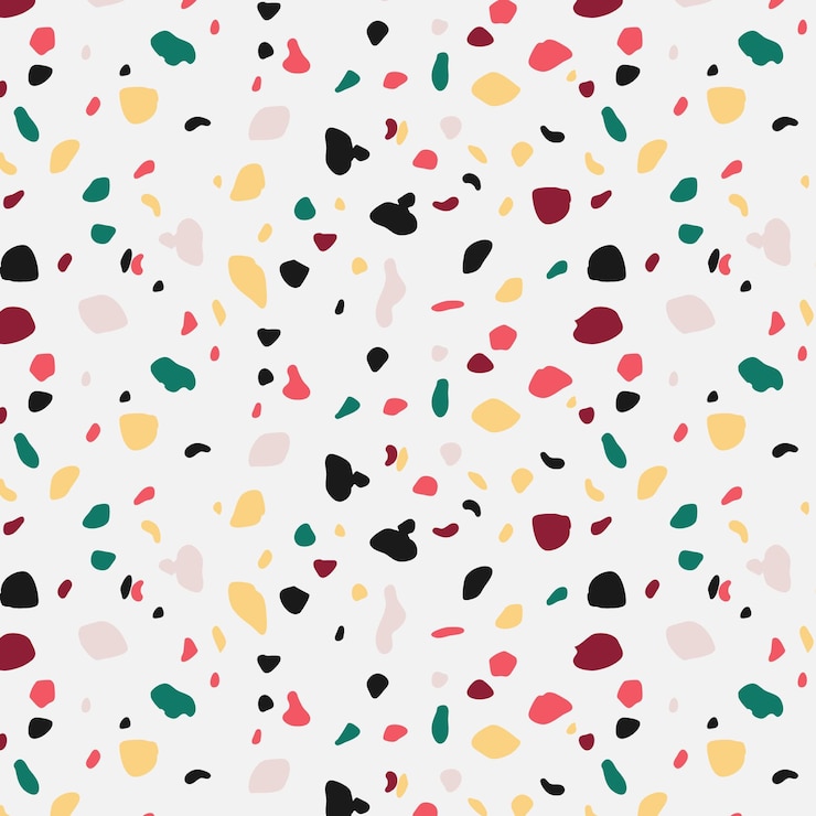 Free Vector colorful terrazzo pattern design
