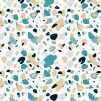 Free vector colorful terrazzo pattern design