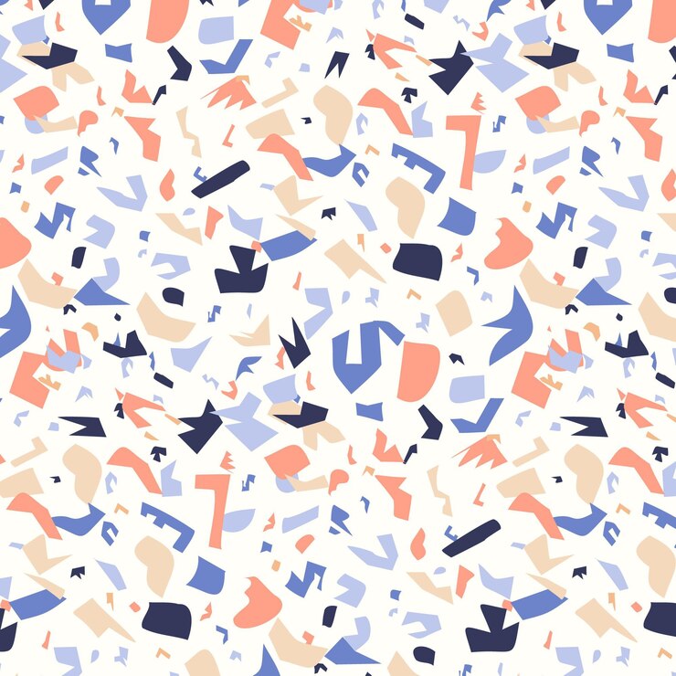 Free Vector colorful terrazzo pattern design