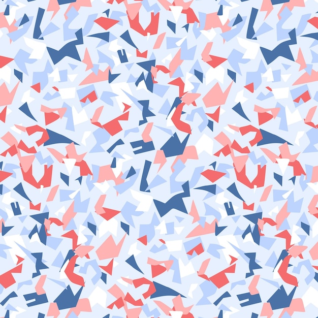 Colorful terrazzo pattern design