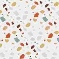 Free vector colorful terrazzo pattern design