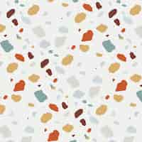 Free vector colorful terrazzo pattern design