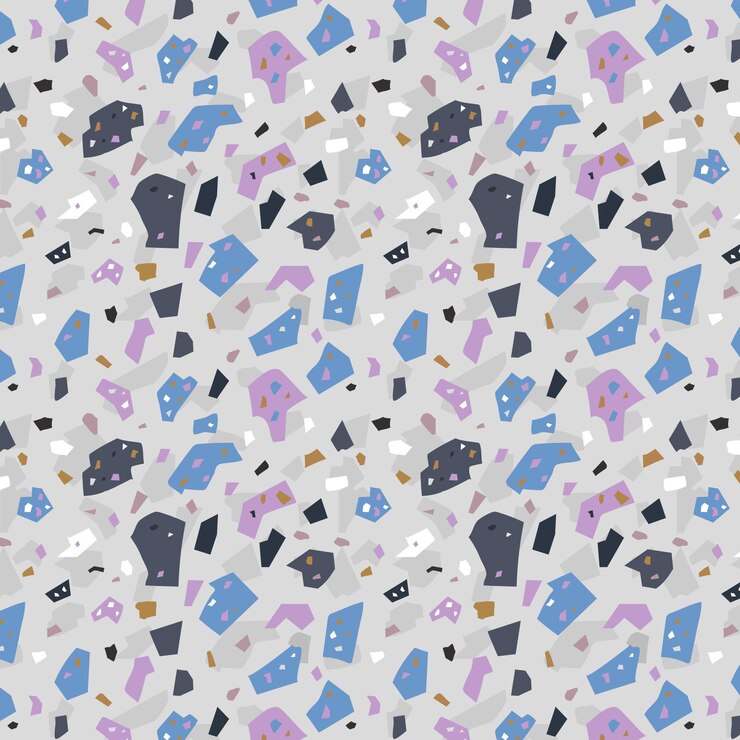 Free Vector colorful terrazzo pattern design