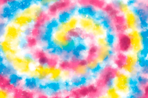 Free Vector colorful tie dye watercolor background