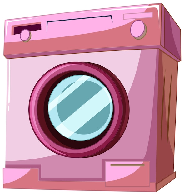 Free vector colorful vector illustration of washing machine