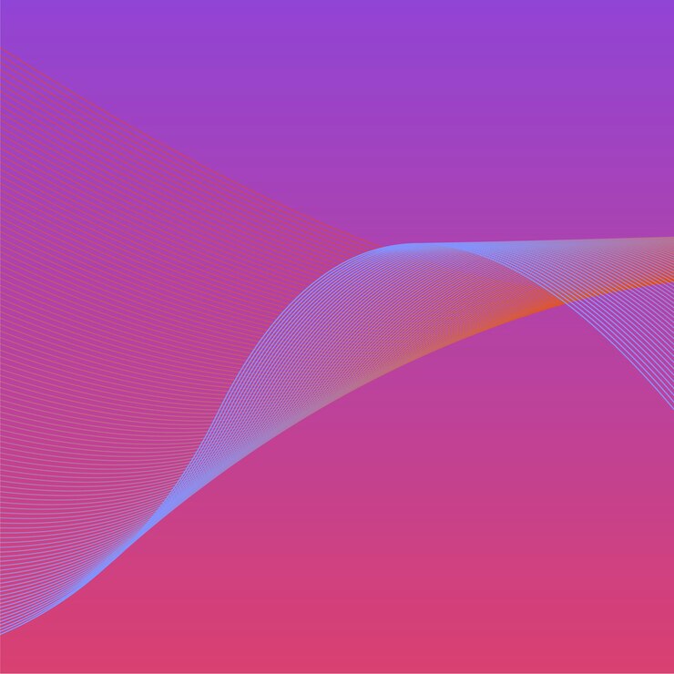 Free Vector colorful vibrant 3d wave graphic