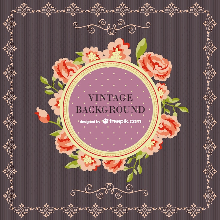 मुफ़्त वेक्टर colorful vintage background template