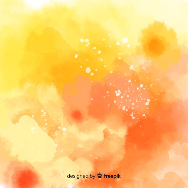 Colorful watercolor background with stains