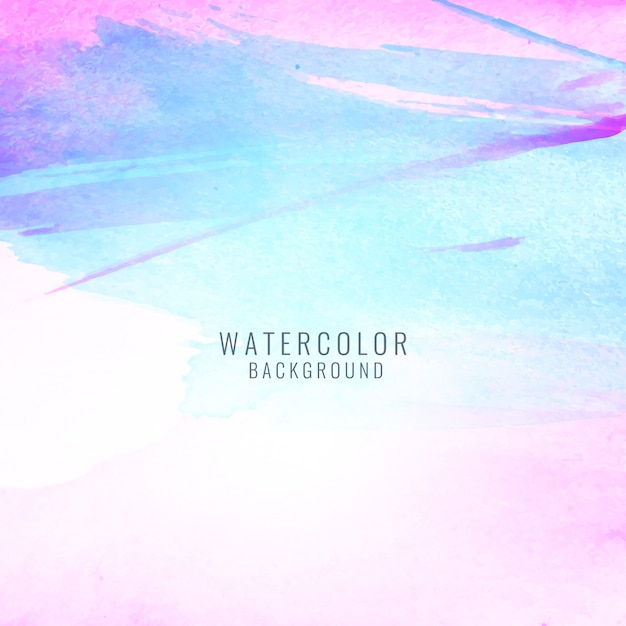 Free vector colorful watercolor background