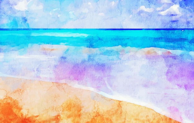 Colorful watercolor background