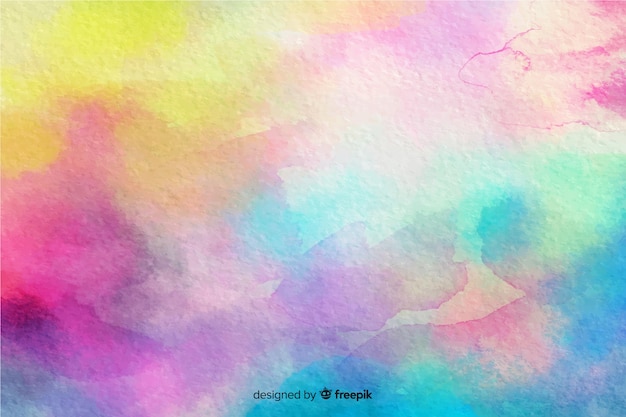 Colorful watercolor effect background