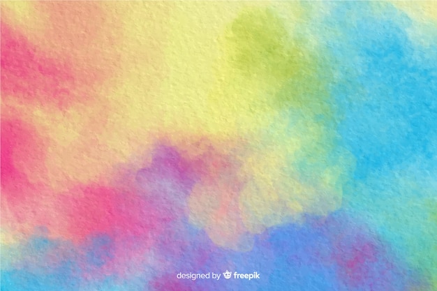 Colorful watercolor effect background