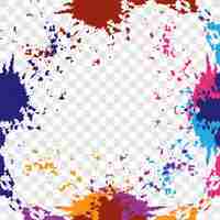 Free vector colorful watercolor splash background