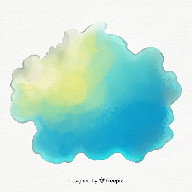 Free vector colorful watercolor splash