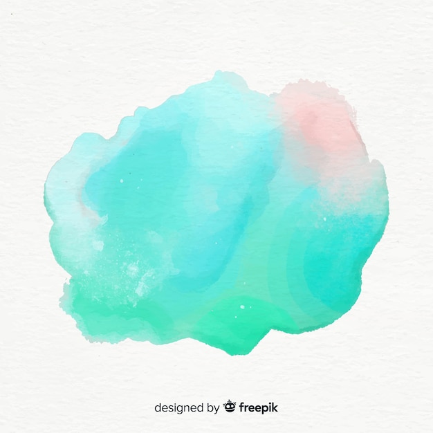 Colorful watercolor splash