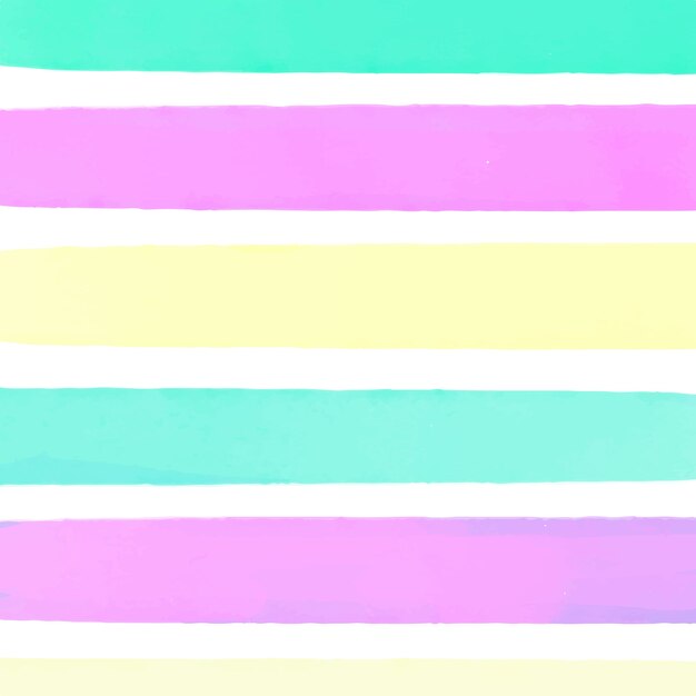 Colorful watercolor striped background