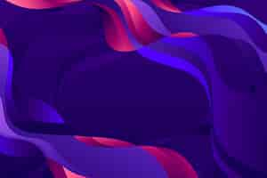 Free vector colorful wavy abstract background