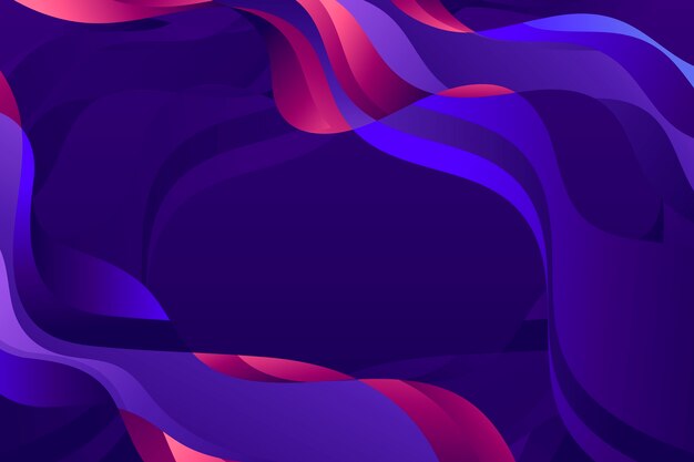 Colorful wavy abstract background