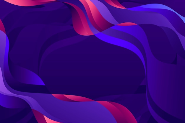 Colorful wavy abstract background