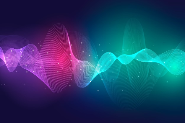 colorful wavy background