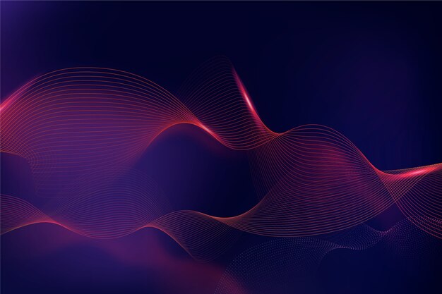 Colorful wavy background