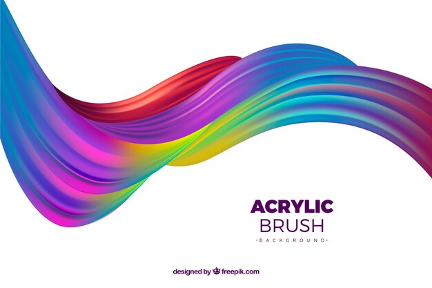 Colorful wavy background