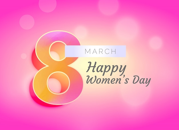 Colorful woman day background