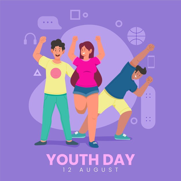 다채로운 청소년의 날 그림