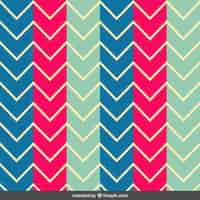 Free vector colorful zig zag pattern