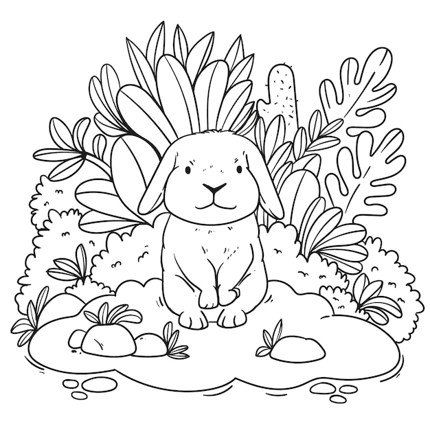 coloring book illustration