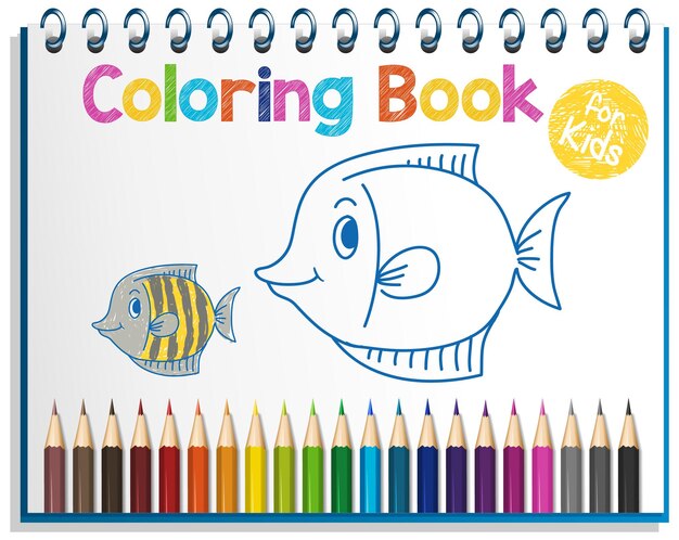Книжка-раскраска для детей
