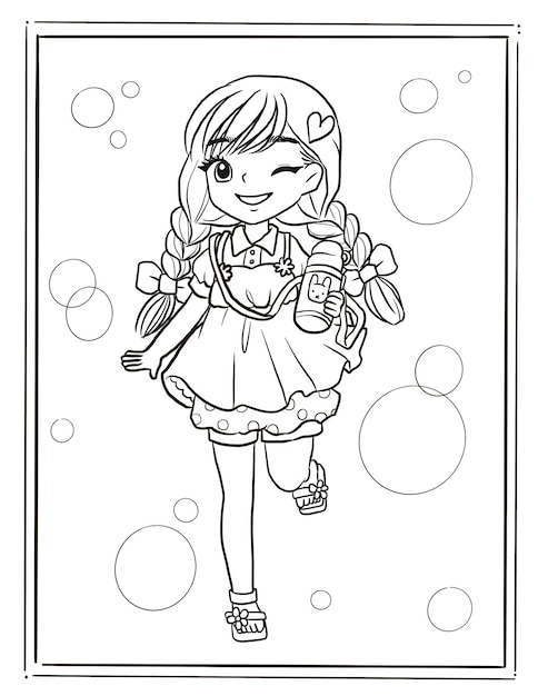 77 Coloring Pages Free Anime Best