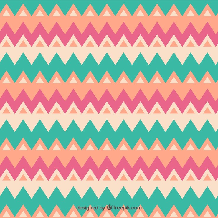 Free Vector colors triangles pattern