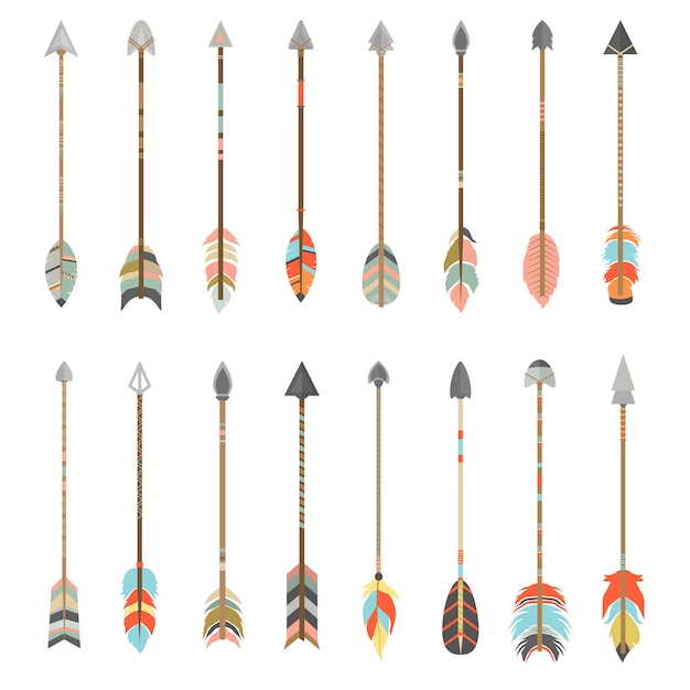 Coloured arrows collection