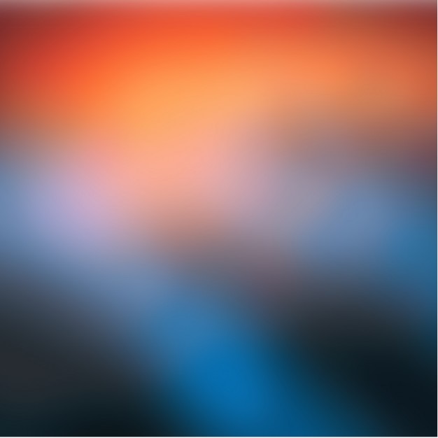 Coloured blurred background