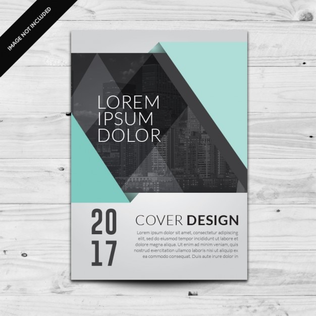 Free vector coloured brochure template