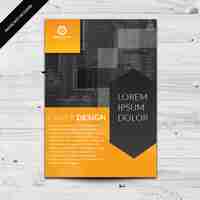 Free vector coloured brochure template